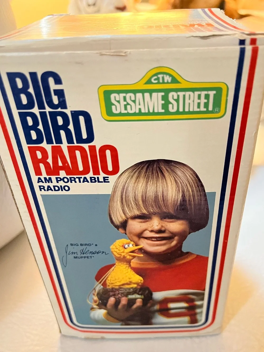 Sesame Street Yellow Big Bird Vintage radio!